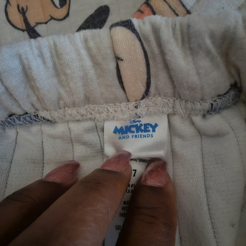H&M White Mickey Mouse Pajama Set - Picture 8 of 9